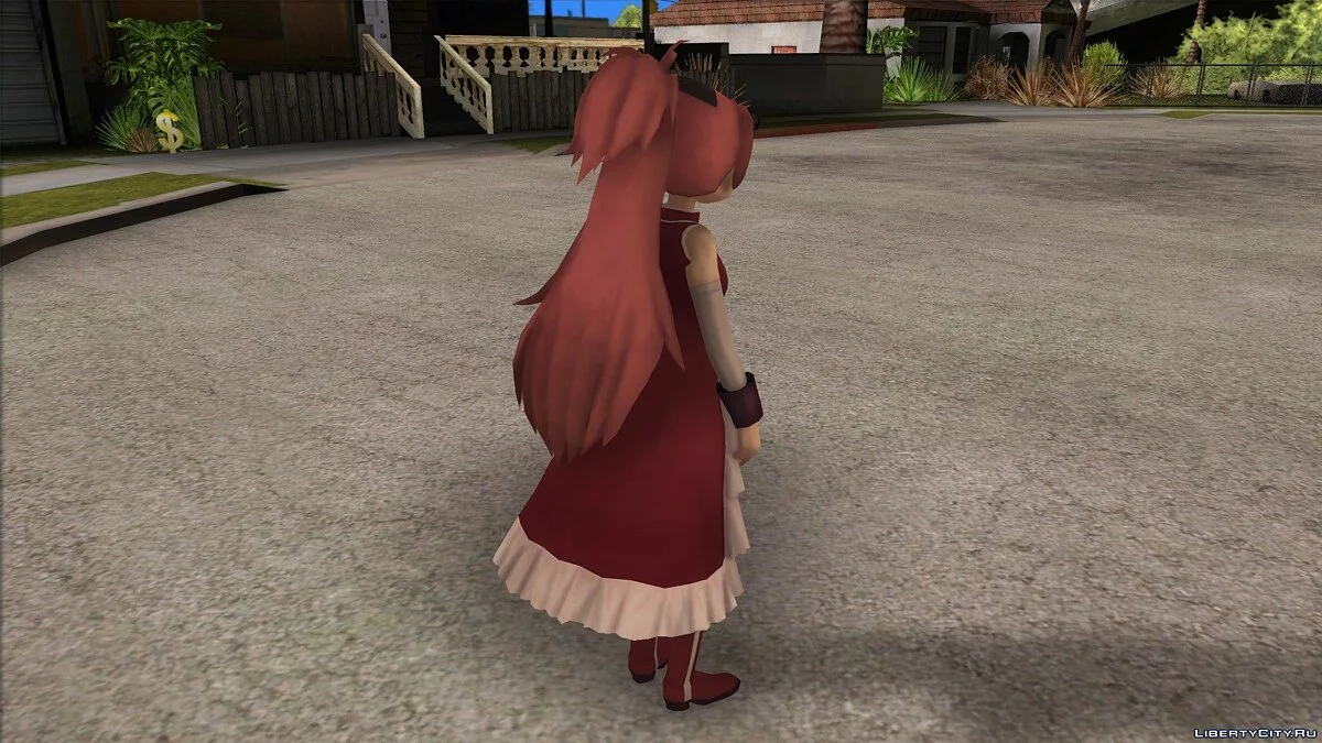 Кёко Сакура из Puella Magi Madoka Magica / GTA San Andreas