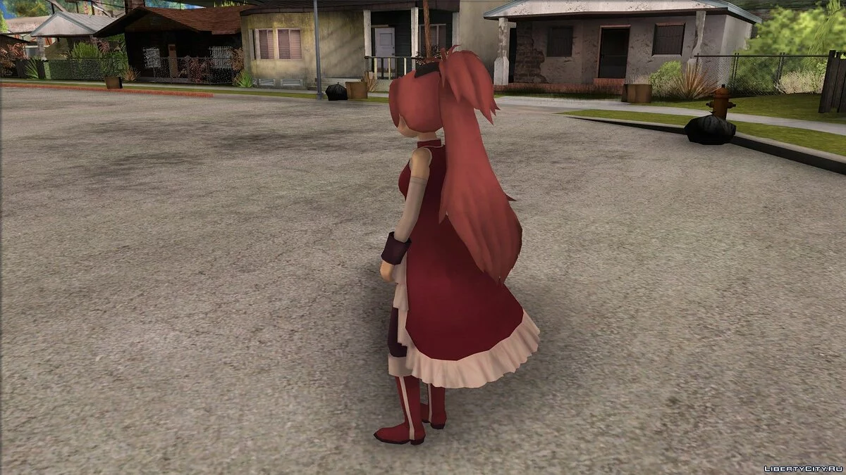 Кёко Сакура из Puella Magi Madoka Magica / GTA San Andreas