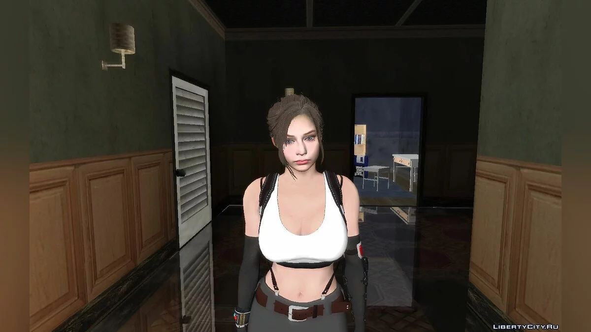 Клэр из игры Resident Evil 2 / GTA San Andreas