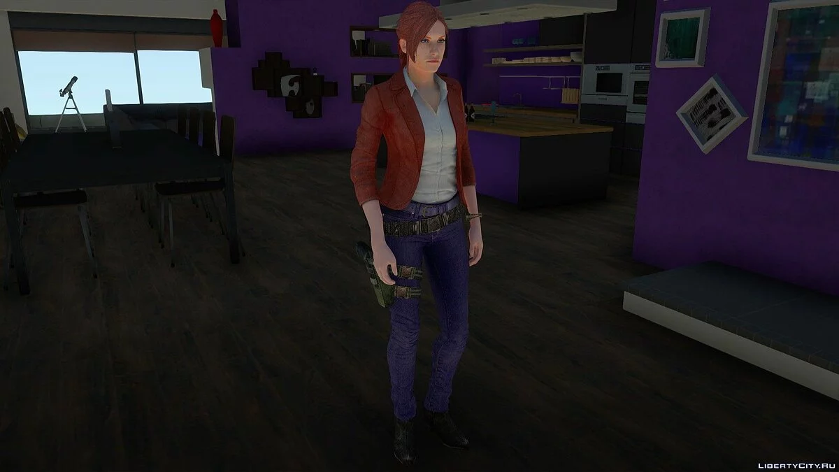 Клэр Редфилд из Resident Evil Revelations 2 / GTA San Andreas