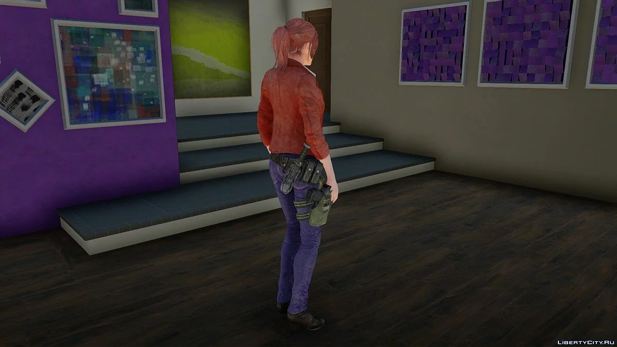 Клэр Редфилд из Resident Evil Revelations 2 / GTA San Andreas