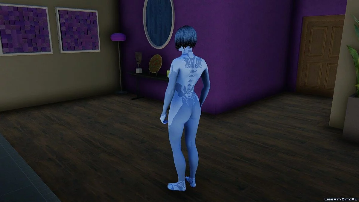 Кортана из Halo 4 / GTA San Andreas