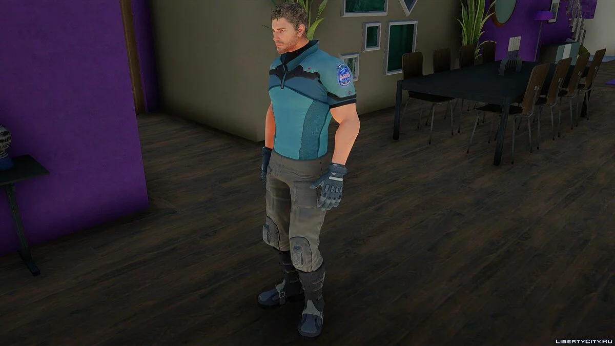 Крис Редфилд из Resident Evil Vendetta / GTA San Andreas