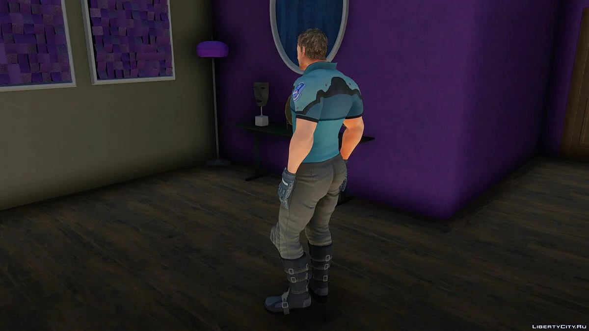 Крис Редфилд из Resident Evil Vendetta / GTA San Andreas