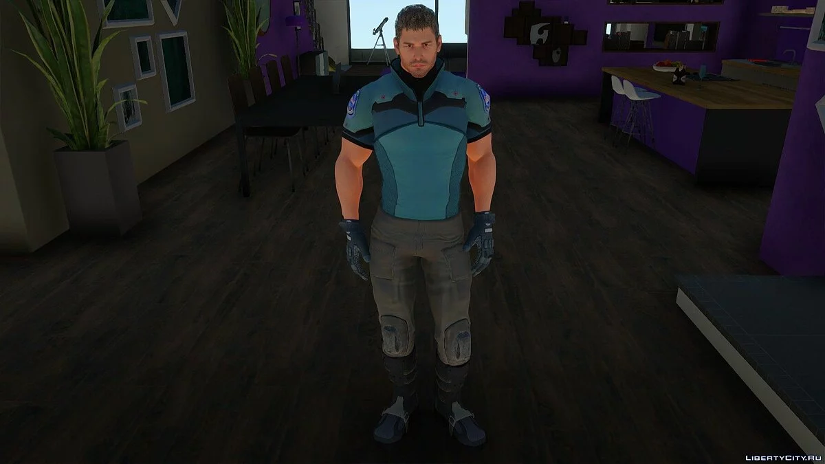 Крис Редфилд из Resident Evil Vendetta / GTA San Andreas