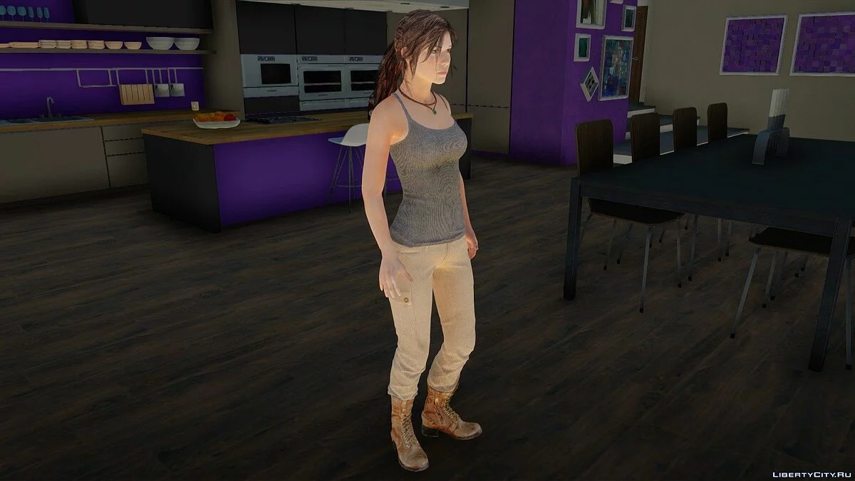 Лара Крофт из Rise of the Tomb Raider / GTA San Andreas