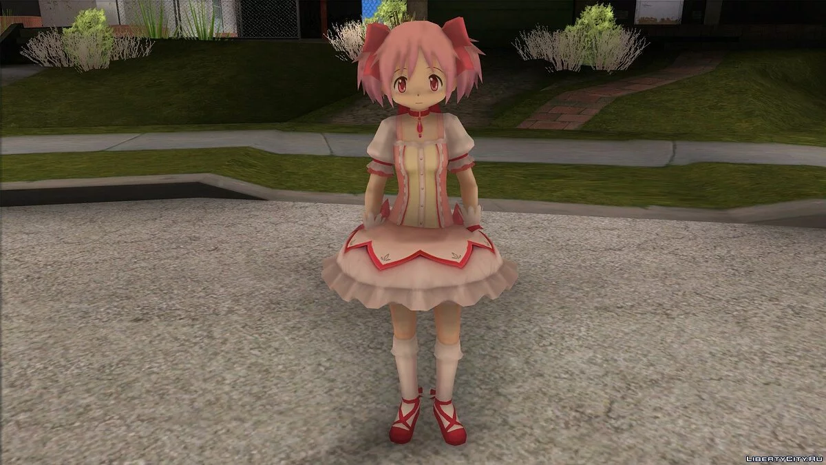 Мадока Канамэ из Puella Magi Madoka Magica / GTA San Andreas