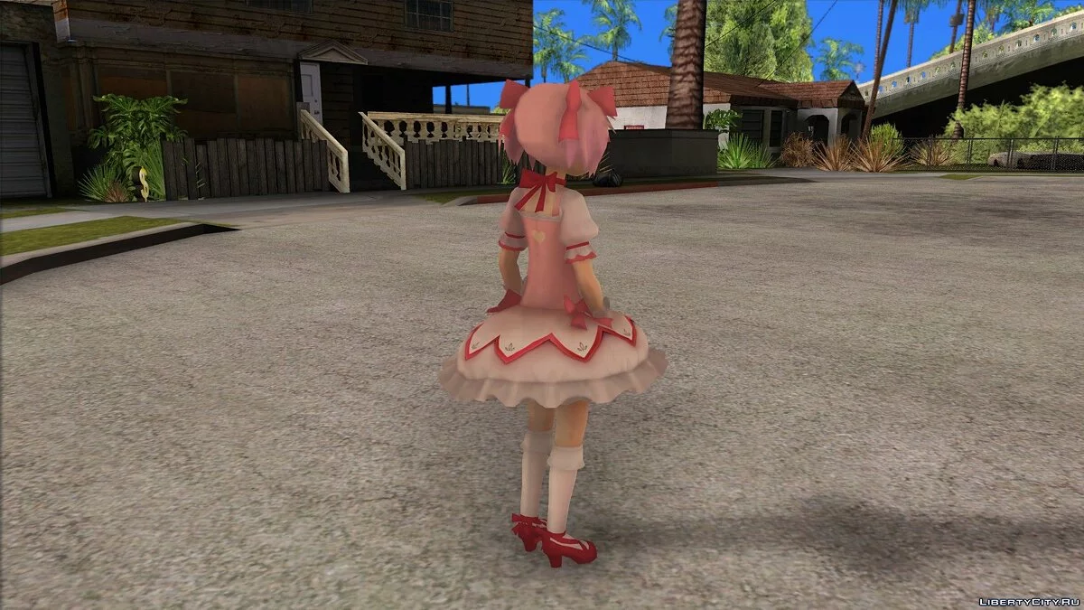 Мадока Канамэ из Puella Magi Madoka Magica / GTA San Andreas