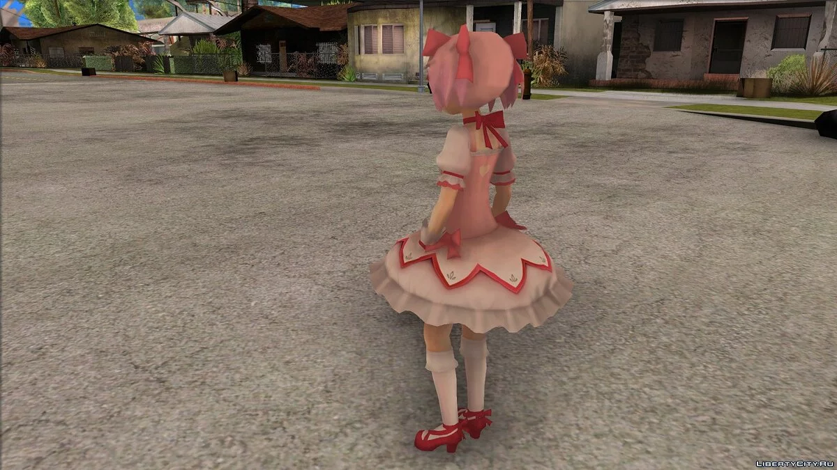 Мадока Канамэ из Puella Magi Madoka Magica / GTA San Andreas