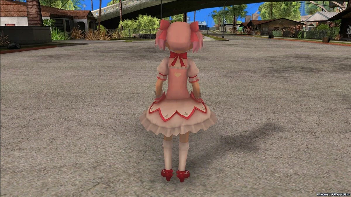 Мадока Канамэ из Puella Magi Madoka Magica / GTA San Andreas