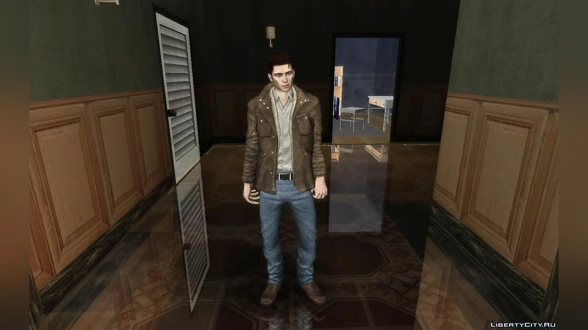 Майлз Апшер из игры Outlast / GTA San Andreas