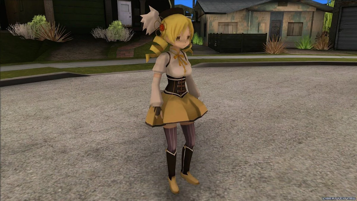 Мами Томоэ из Puella Magi Madoka Magica / GTA San Andreas
