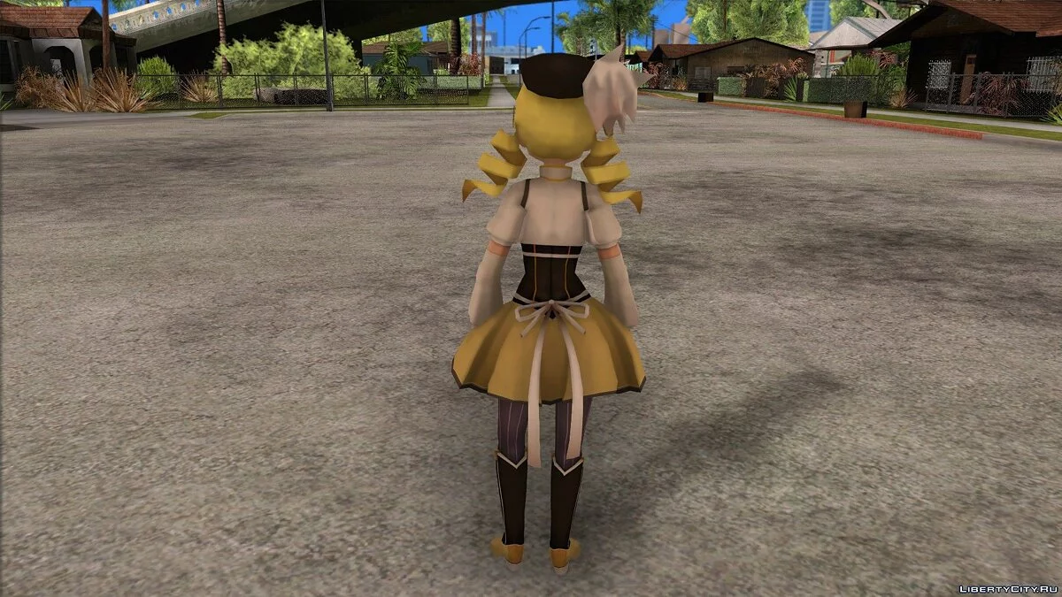 Мами Томоэ из Puella Magi Madoka Magica / GTA San Andreas