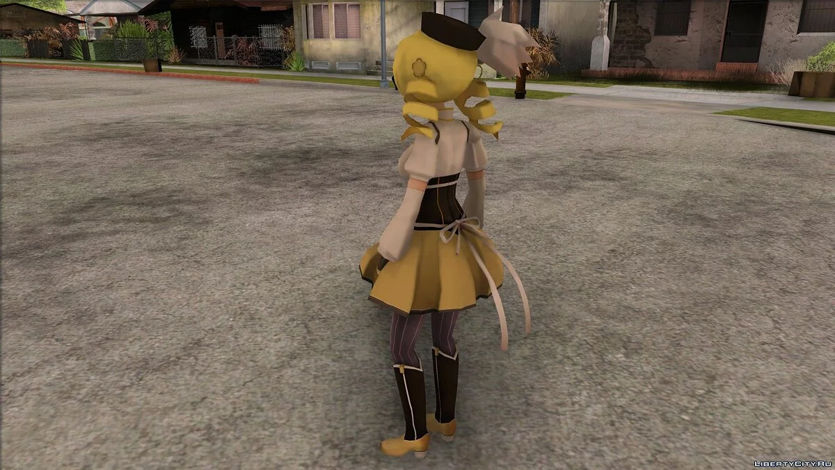 Мами Томоэ из Puella Magi Madoka Magica / GTA San Andreas