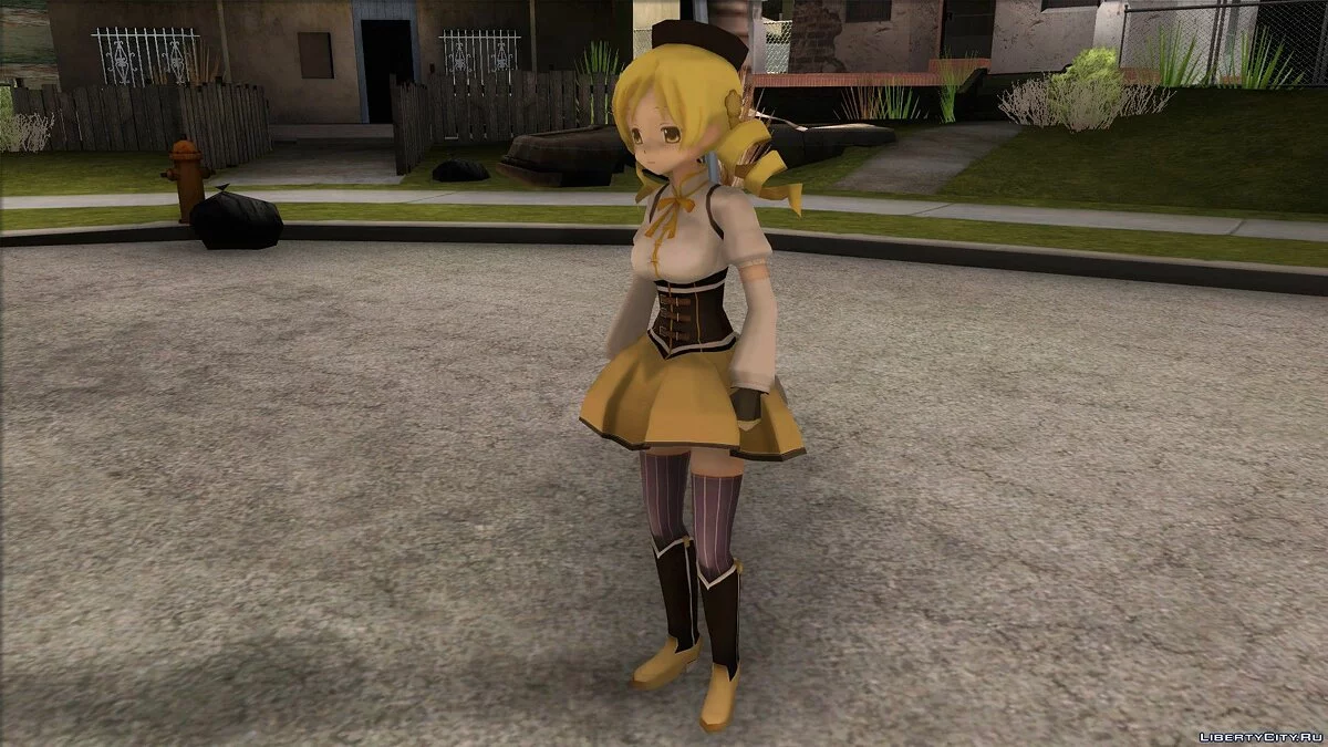 Мами Томоэ из Puella Magi Madoka Magica / GTA San Andreas
