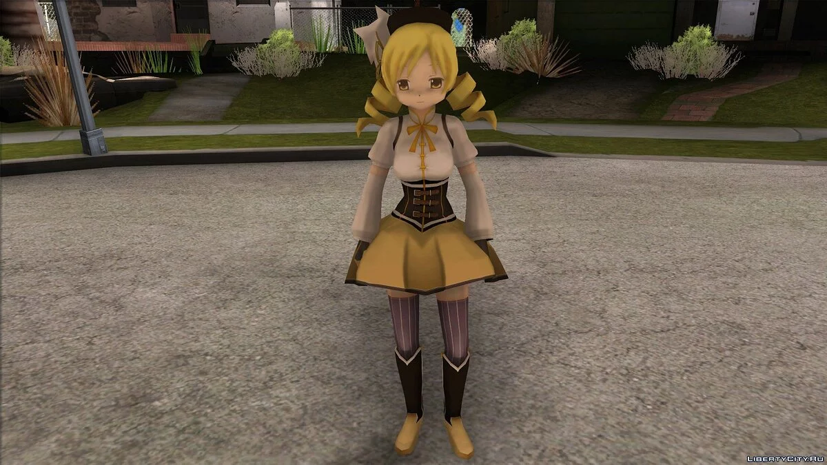 Мами Томоэ из Puella Magi Madoka Magica / GTA San Andreas