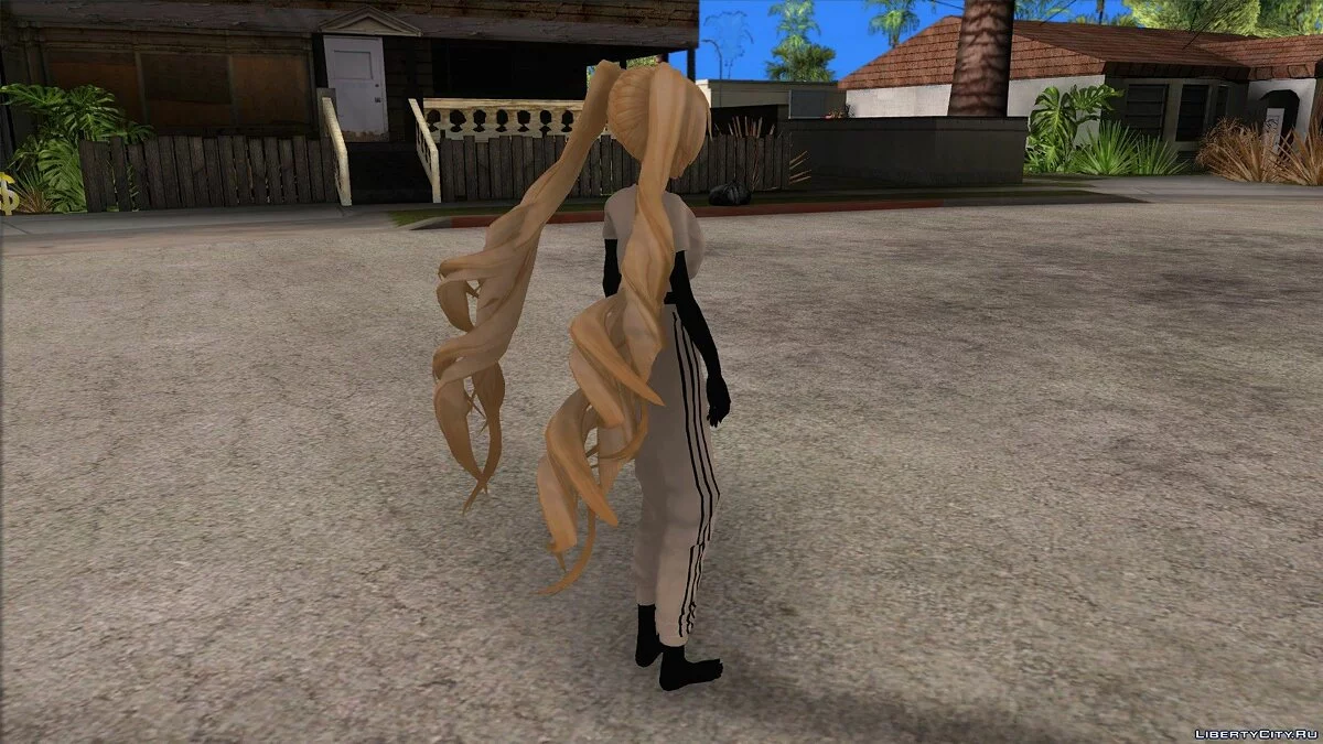 Мику Хацунэ в спортивном костюме / GTA San Andreas