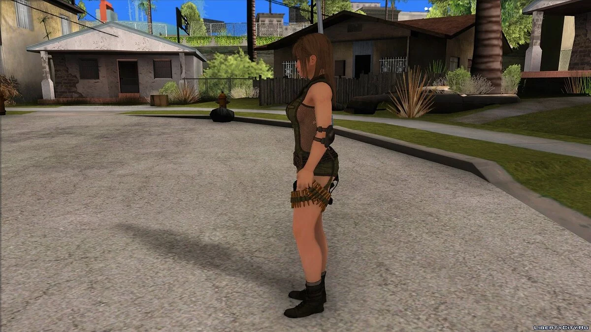 Мисаки в военной форме / GTA San Andreas