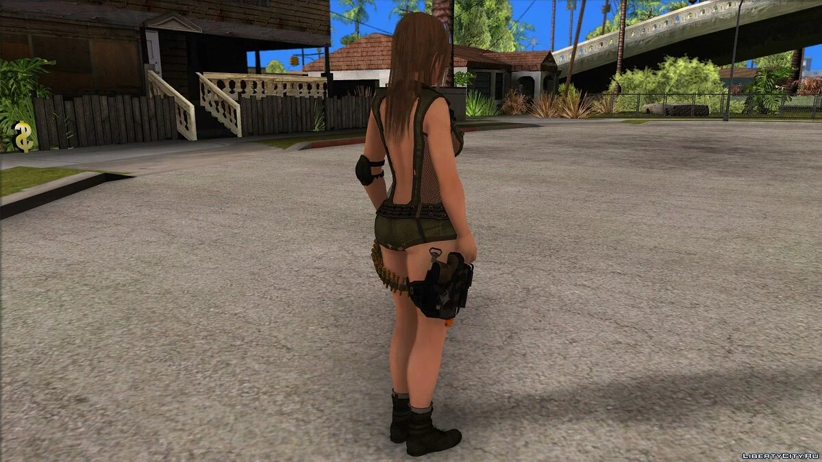 Мисаки в военной форме / GTA San Andreas
