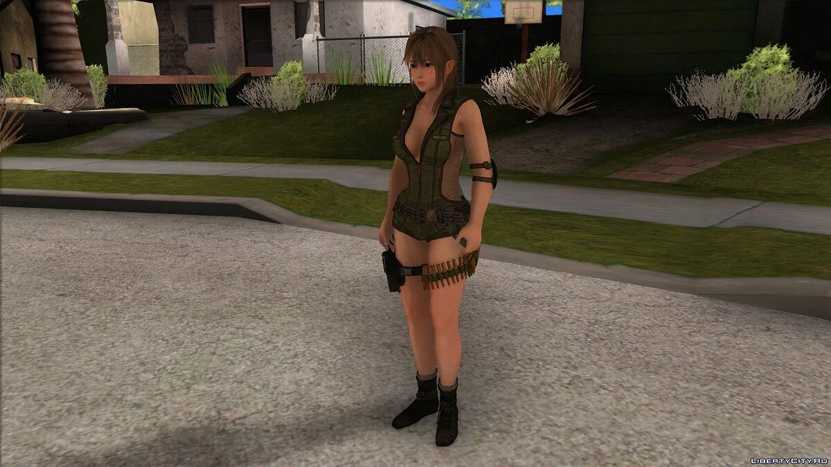 Мисаки в военной форме / GTA San Andreas