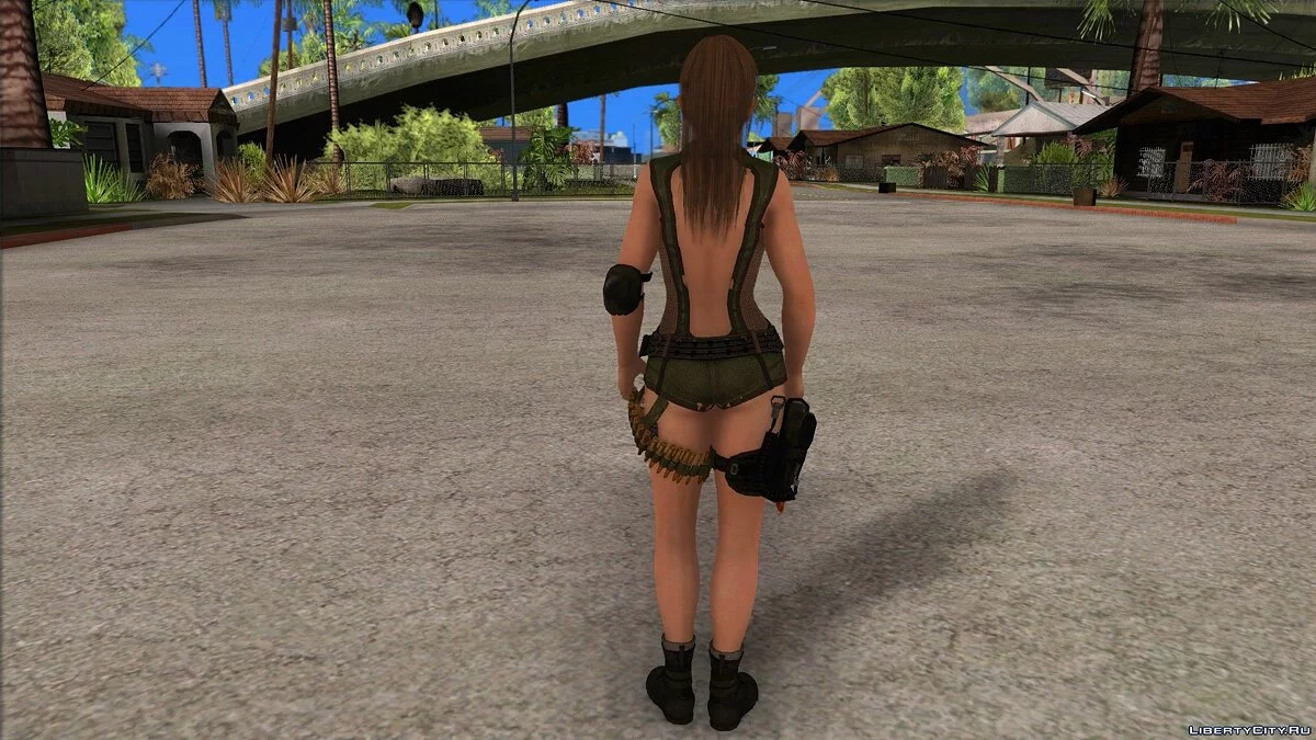 Мисаки в военной форме / GTA San Andreas