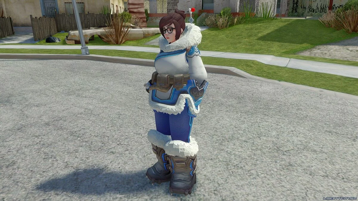 Мэй из Overwatch / GTA San Andreas