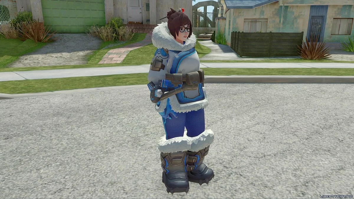 Мэй из Overwatch / GTA San Andreas