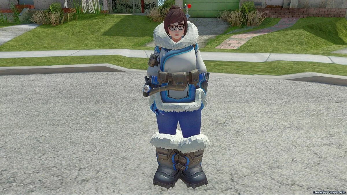 Мэй из Overwatch / GTA San Andreas