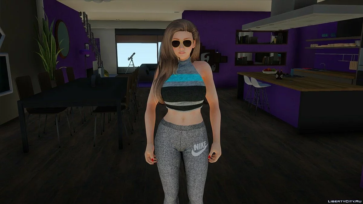 Мэй Ширануи в повседневной одежде  / GTA San Andreas