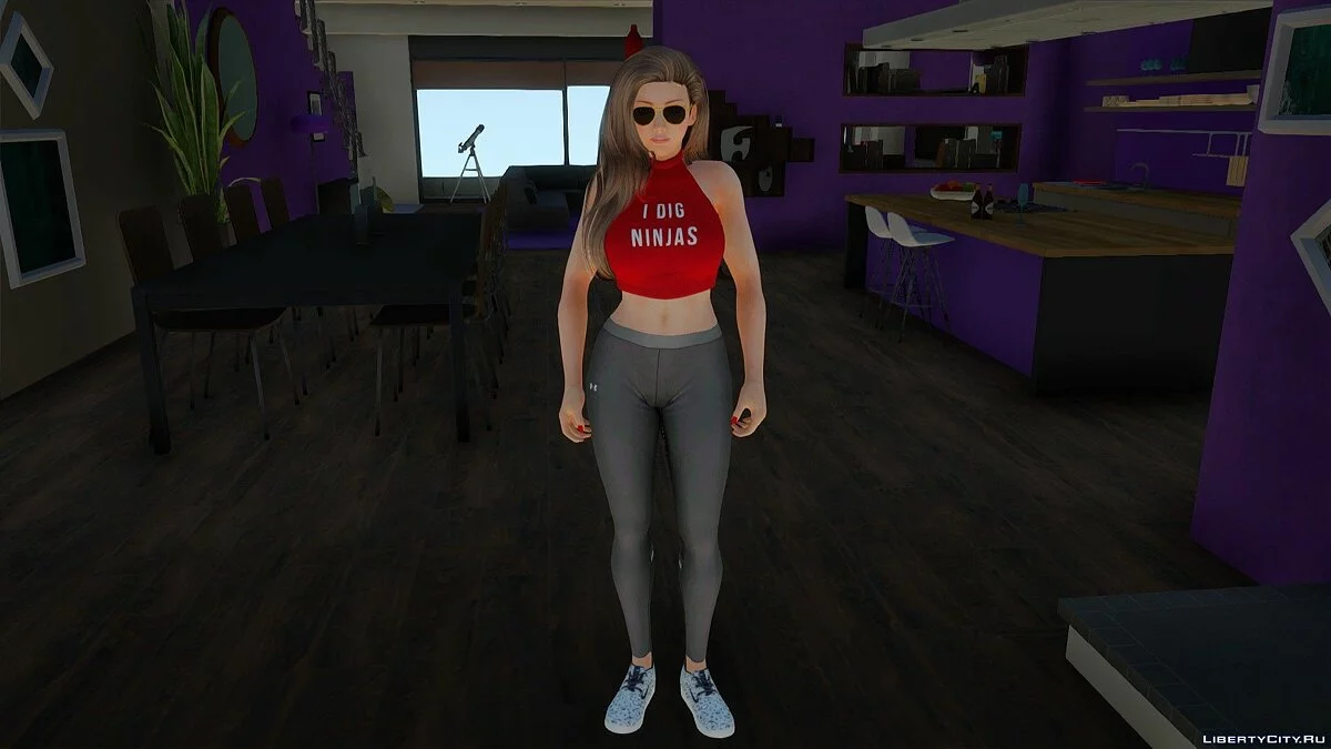 Мэй Ширануи в повседневной одежде  / GTA San Andreas