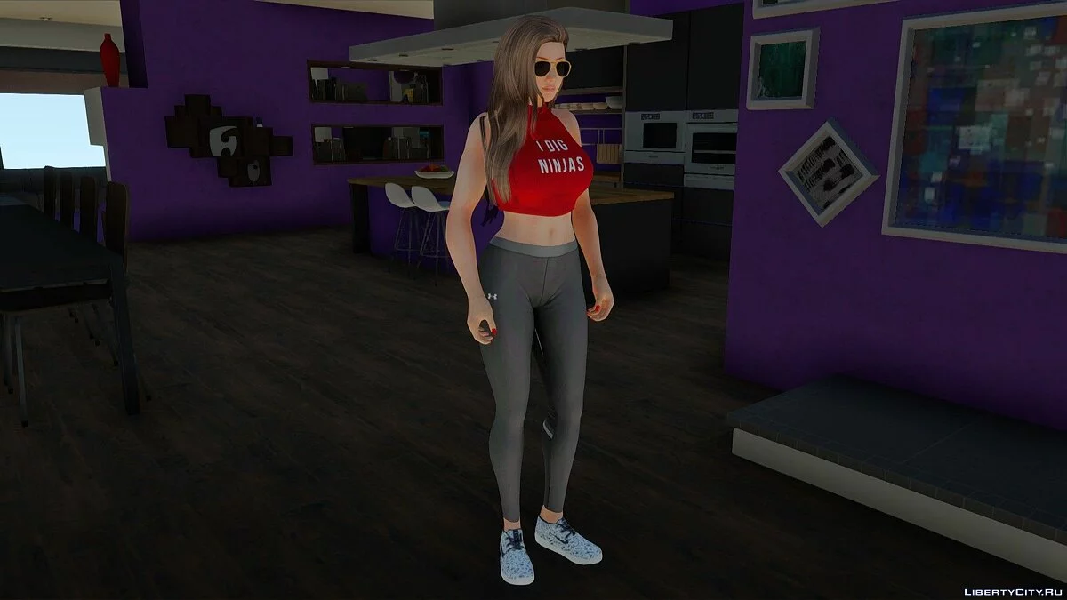Мэй Ширануи в повседневной одежде  / GTA San Andreas