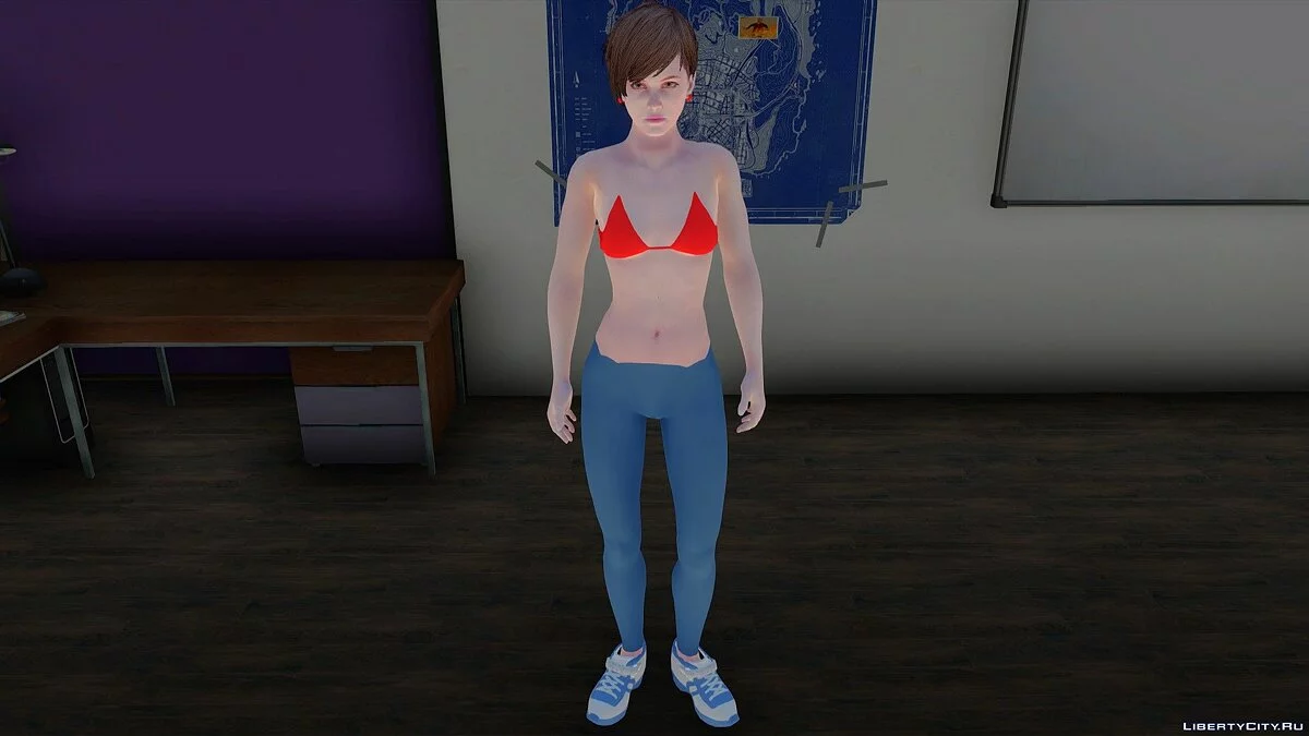 Мойра Бёртон в спортивной одежде / GTA San Andreas