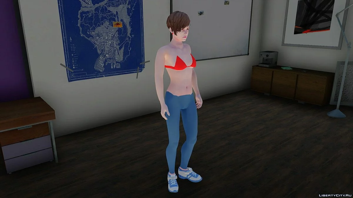 Мойра Бёртон в спортивной одежде / GTA San Andreas
