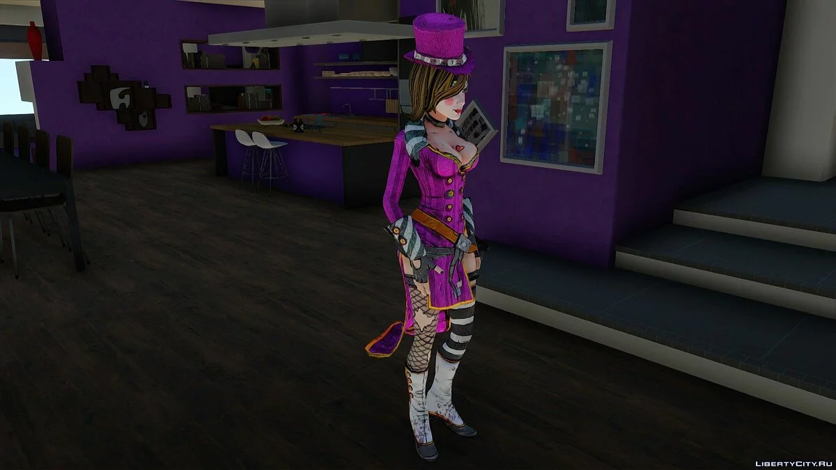 Мокси из Borderlands 2 / GTA San Andreas