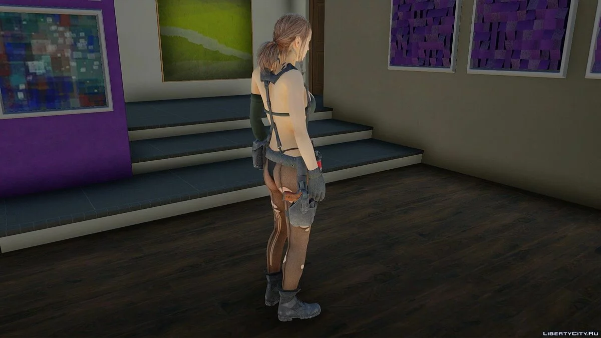 Молчунья из Metal Gear Solid V The Phantom Pain / GTA San Andreas