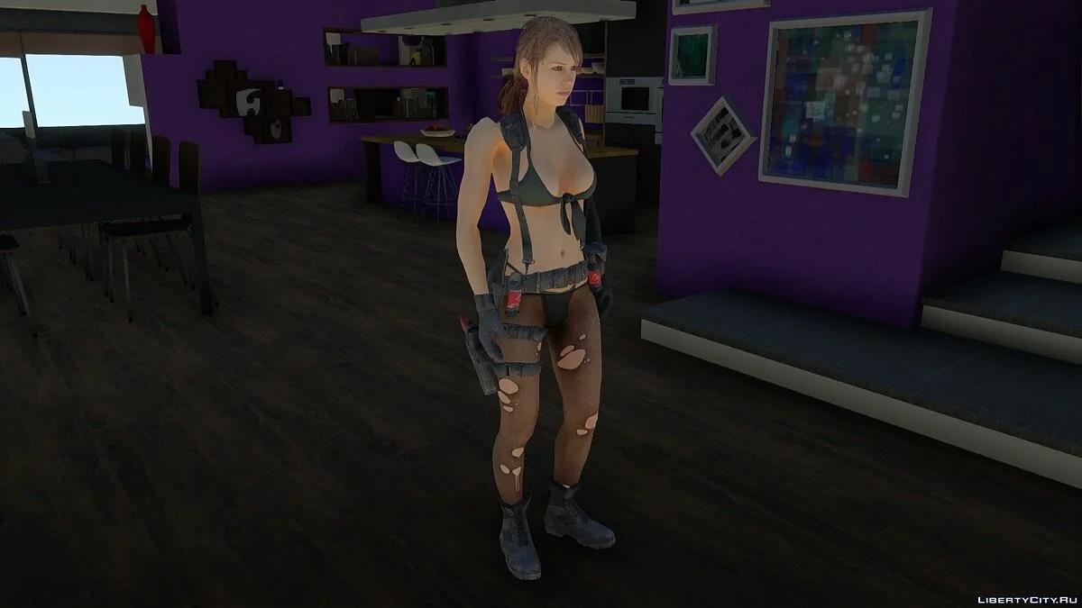Молчунья из Metal Gear Solid V The Phantom Pain / GTA San Andreas