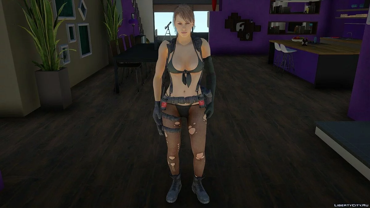 Молчунья из Metal Gear Solid V The Phantom Pain / GTA San Andreas