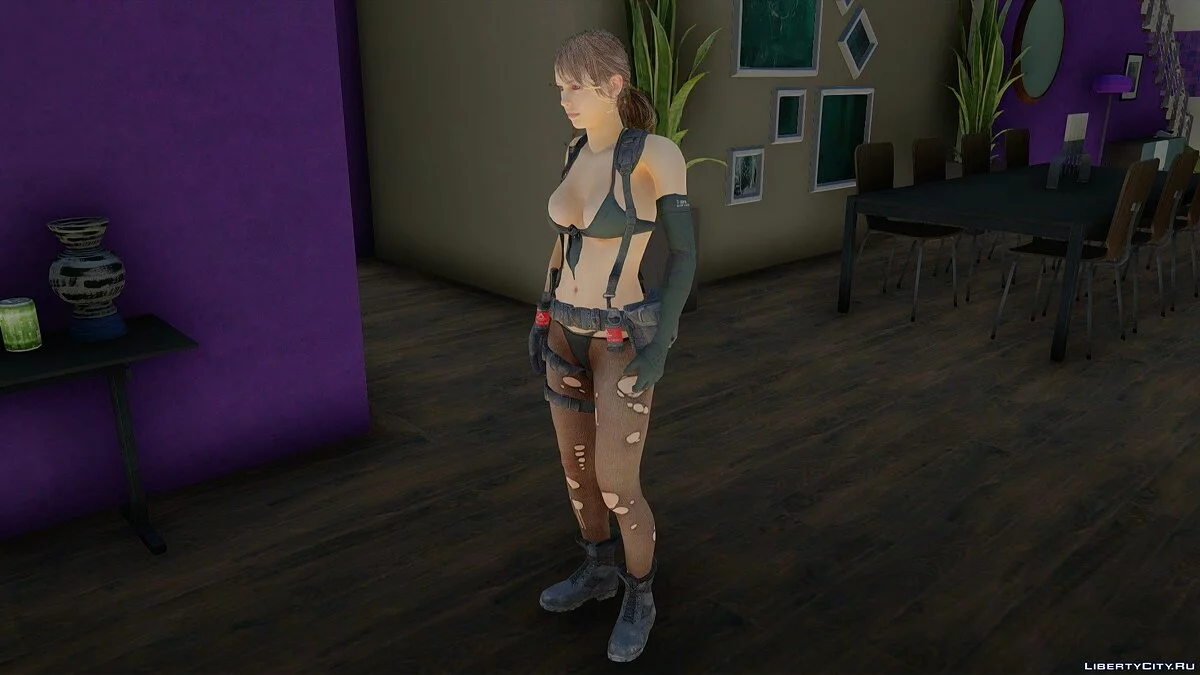 Молчунья из Metal Gear Solid V The Phantom Pain / GTA San Andreas