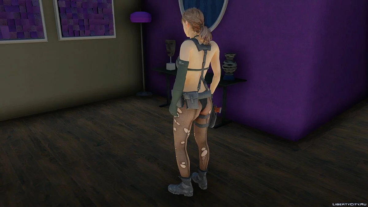 Молчунья из Metal Gear Solid V The Phantom Pain / GTA San Andreas