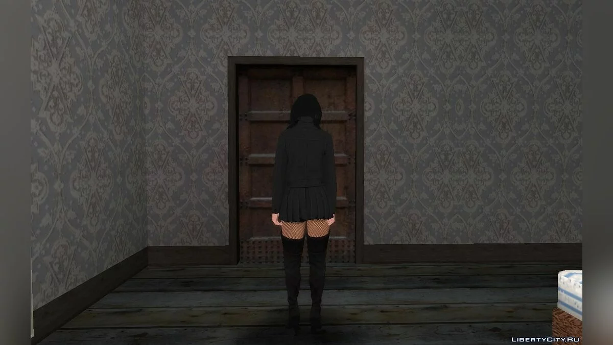 Молли Шультц из GTA 5 в одежде проститутки V2 / GTA San Andreas