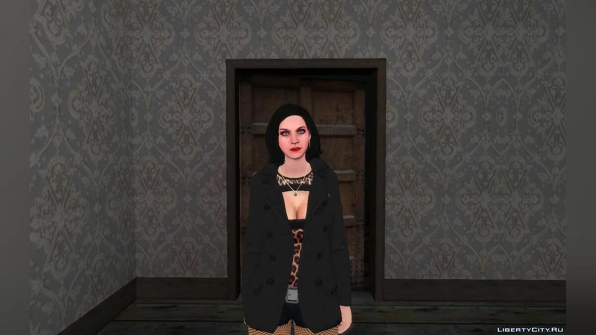 Молли Шультц из GTA 5 в одежде проститутки V2 / GTA San Andreas