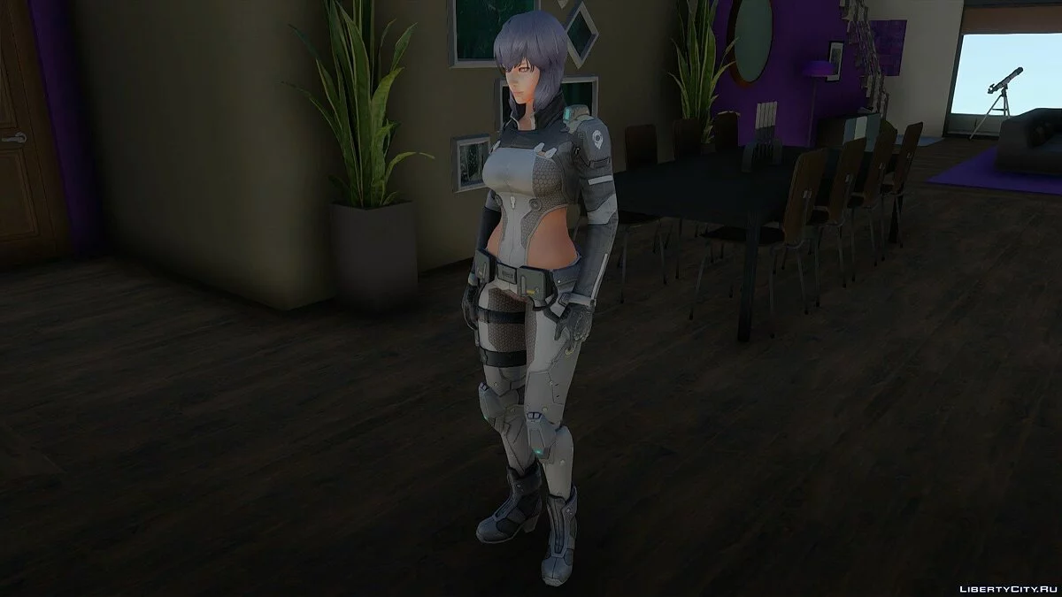 Мотоко Кусанаги из Ghost in the Shell / GTA San Andreas