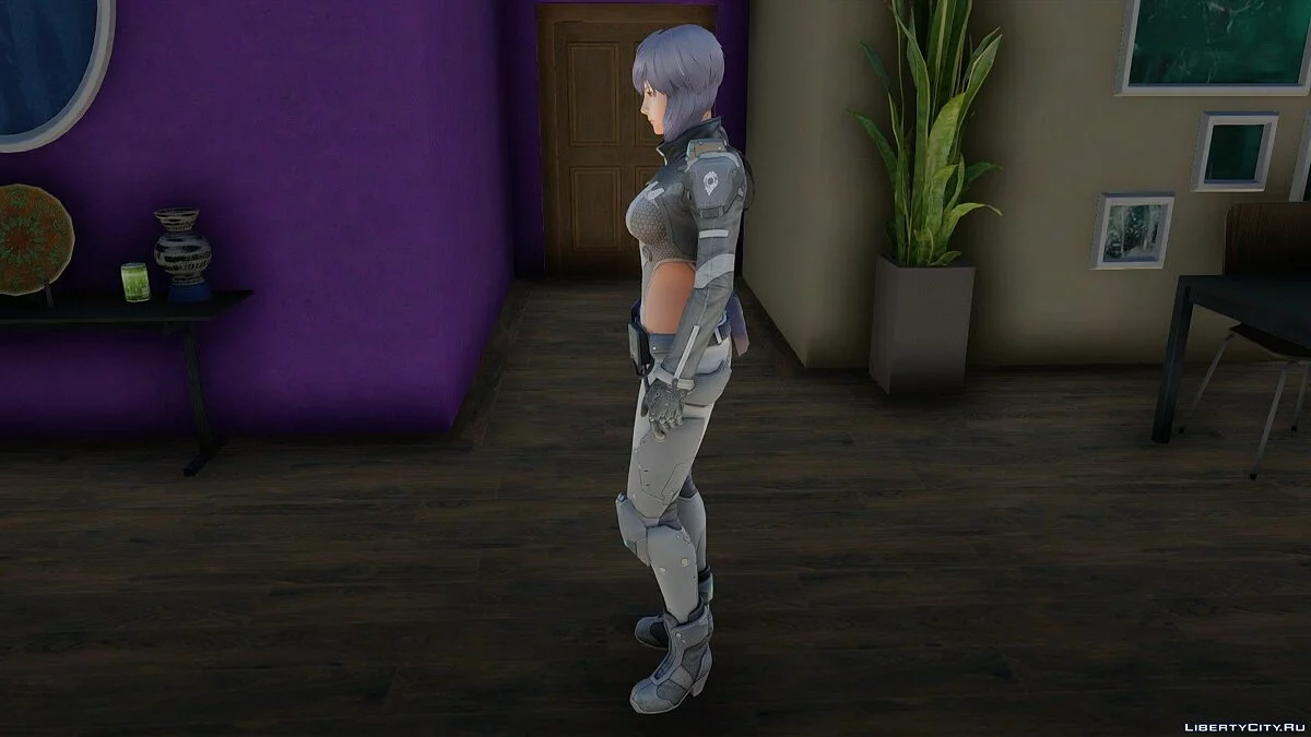 Мотоко Кусанаги из Ghost in the Shell / GTA San Andreas