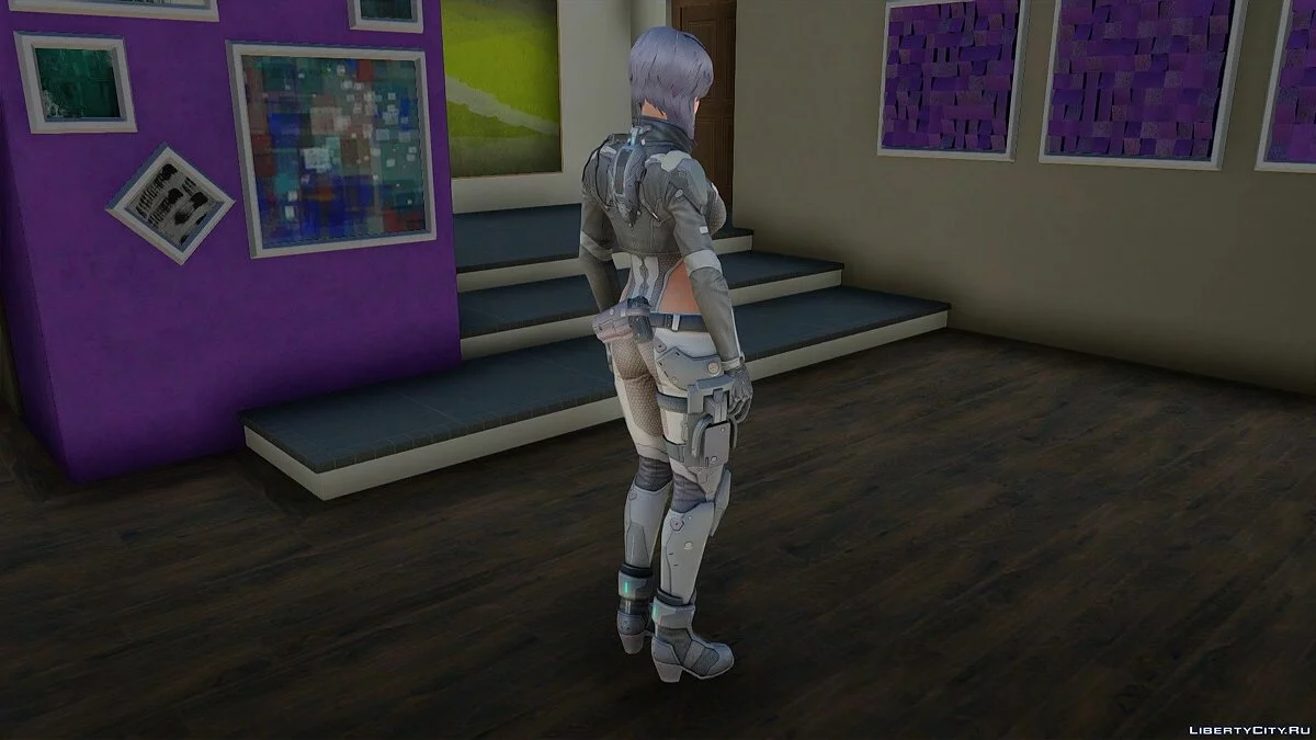 Мотоко Кусанаги из Ghost in the Shell / GTA San Andreas