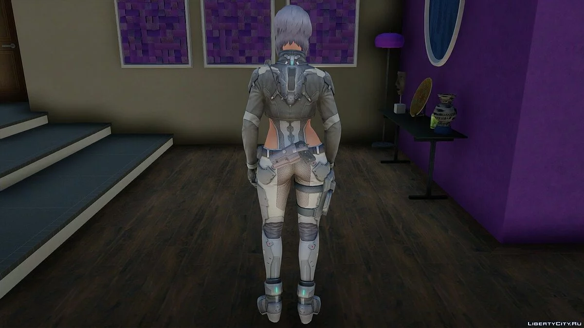 Мотоко Кусанаги из Ghost in the Shell / GTA San Andreas