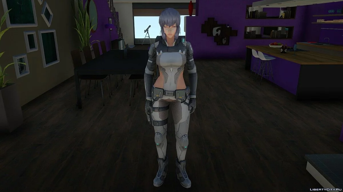 Мотоко Кусанаги из Ghost in the Shell / GTA San Andreas