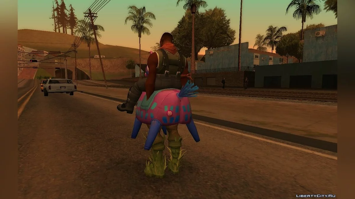 Наездник из игры Фортнайт  / GTA San Andreas