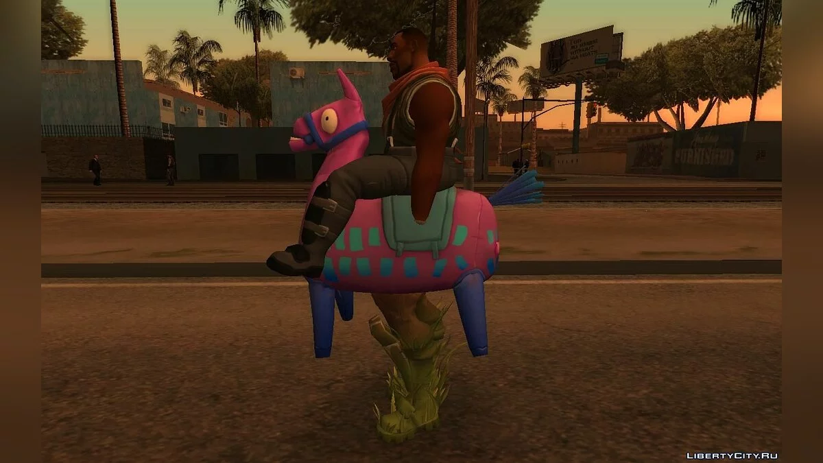 Наездник из игры Фортнайт  / GTA San Andreas