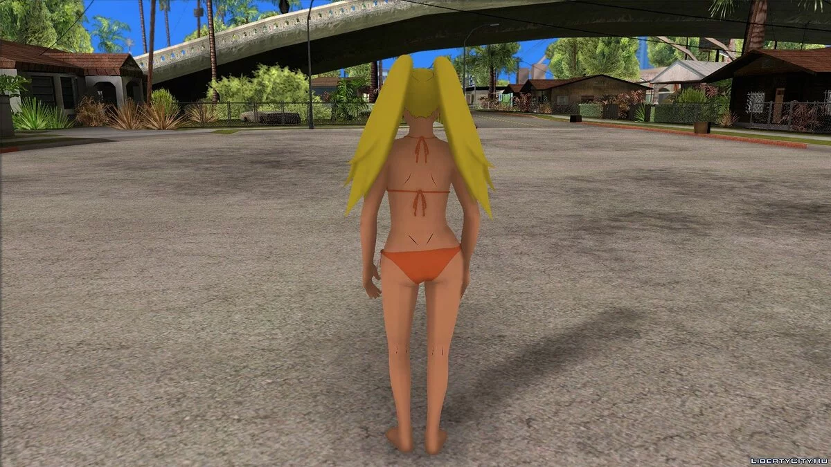 Наруко Узумаки в Бикини / GTA San Andreas