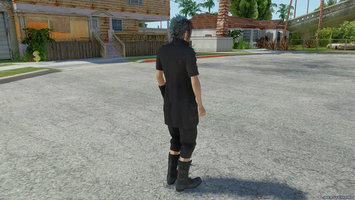 Ноктис Люцис Кэлум из Final Fantasy XV / GTA San Andreas